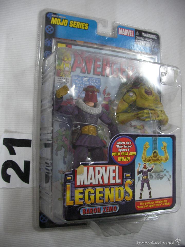 Figuras y mu&ntilde;ecos Marvel: ANTIGUO BLISTER MARVEL NUEVO SIN ABRIR CON COMIC - BARON ZEMO - Foto 1