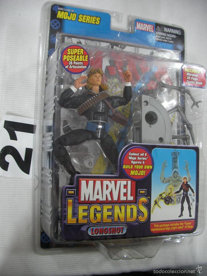 Figuras y mu&ntilde;ecos Marvel: ANTIGUO BLISTER MARVEL NUEVO SIN ABRIR CON COMIC - LONGSHOT - Foto 1