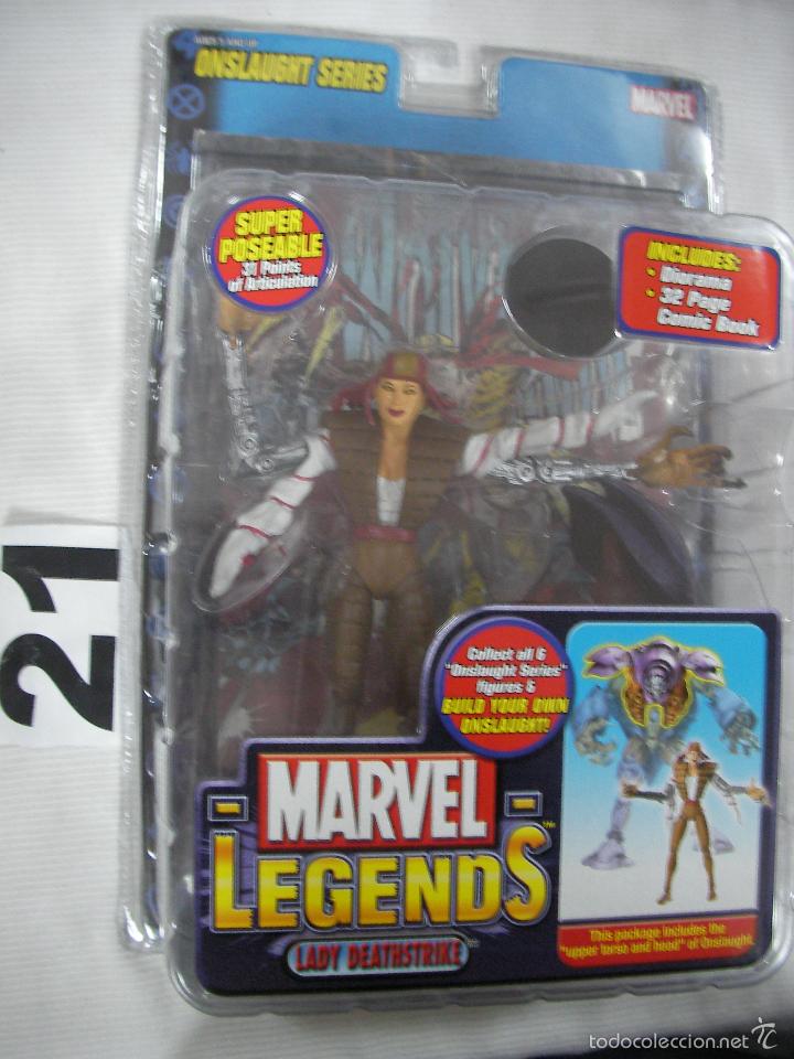 Figuras y mu&ntilde;ecos Marvel: ANTIGUO BLISTER MARVEL NUEVO SIN ABRIR CON COMIC - LADY DEATHSTRIKE - Foto 1