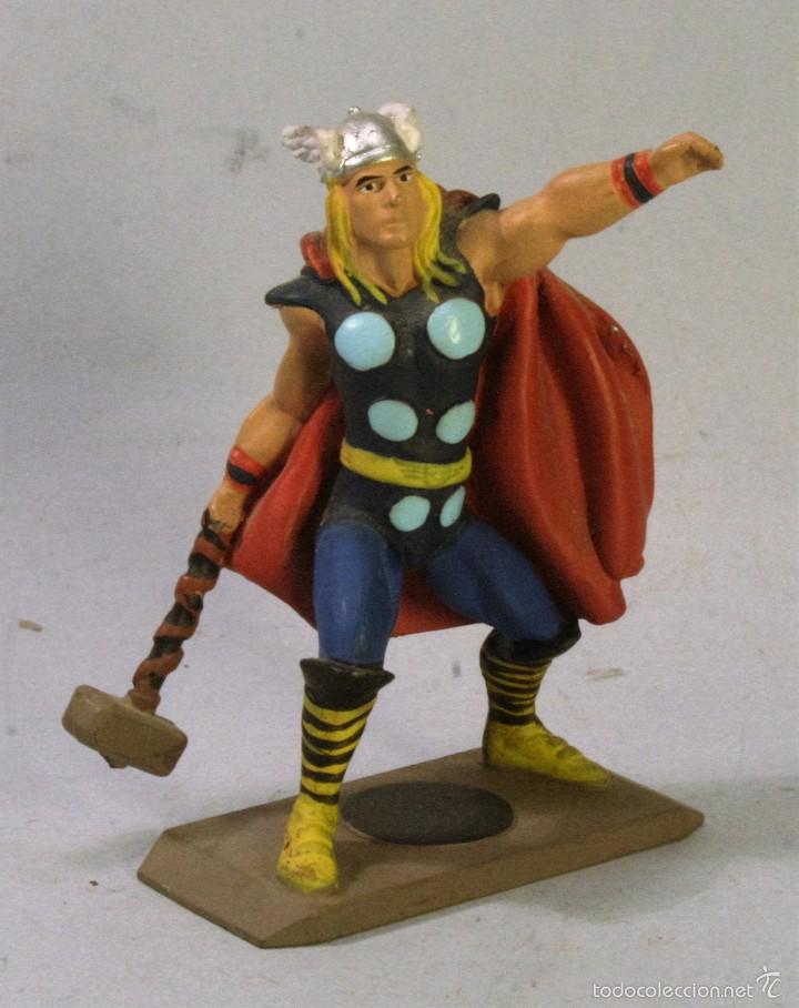 Figuras y mu&ntilde;ecos Marvel: Marvel Planeta de Agostini 2004. Thor. Figura de plomo - Foto 1