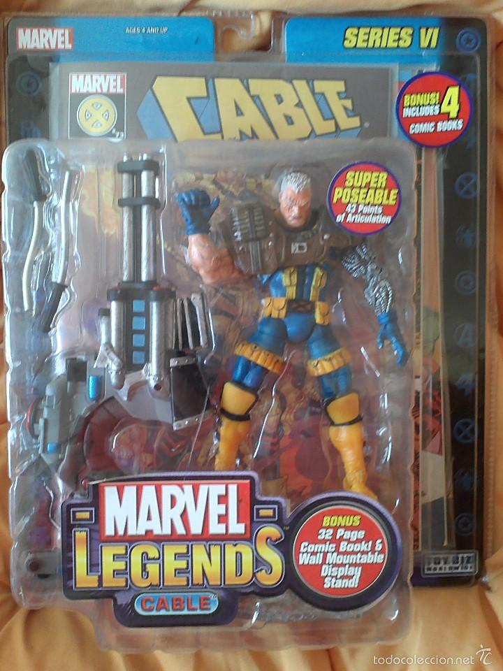 Figuras y mu&ntilde;ecos Marvel: MARVEL LEGENDS Serie 6 CABLE variante rar&iacute;sima con 4 comics - Foto 1
