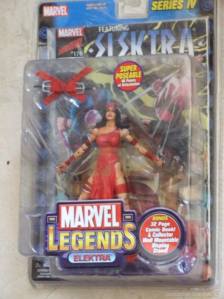 Figuras y mu&ntilde;ecos Marvel: MARVEL LEGENDS Serie 4 -- ELEKTRA - Foto 1