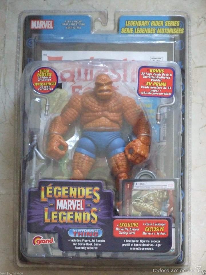 Figuras y mu&ntilde;ecos Marvel: MARVEL LEGENDS Serie LEGENDARY RIDERS -- First Appearance THING - Foto 1