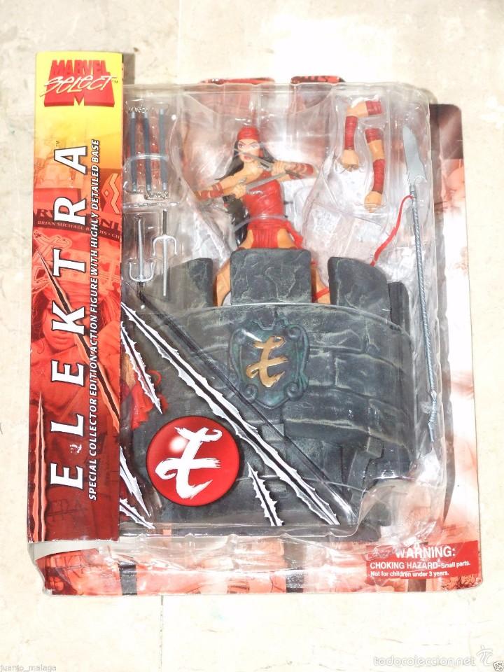 Figuras y mu&ntilde;ecos Marvel: MARVEL S E L E C T -- ELEKTRA en blister cerrado - Foto 1