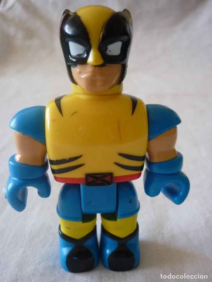 Figuras y mu&ntilde;ecos Marvel: figura articulada de Lobezno - mega bloks - 9 cm. - Foto 1