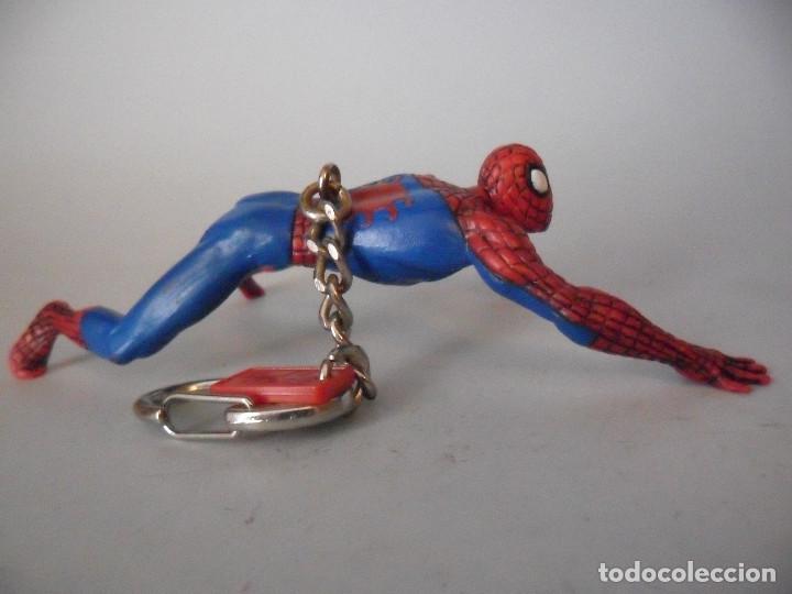 Figuras y mu&ntilde;ecos Marvel: SPIDERMAN FIGURA LLAVERO DE PVC DE 12,5 CM MARVEL BASIC FUN 2010 - Foto 10