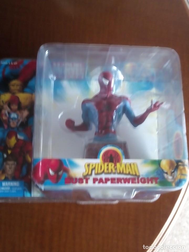 Figuras y mu&ntilde;ecos Marvel: SPIDER-MAN  BUST PAPERWEIGHT  MARVEL HEROES  A&Ntilde;O 2006 - Foto 1