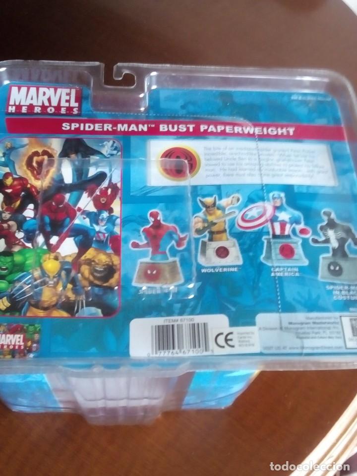 Figuras y mu&ntilde;ecos Marvel: SPIDER-MAN  BUST PAPERWEIGHT  MARVEL HEROES  A&Ntilde;O 2006 - Foto 5