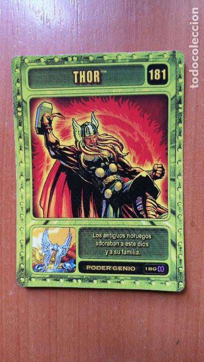 Figuras y mu&ntilde;ecos Marvel: MARVEL GENIO CARDS N&ordm; 181 THOR - Foto 1