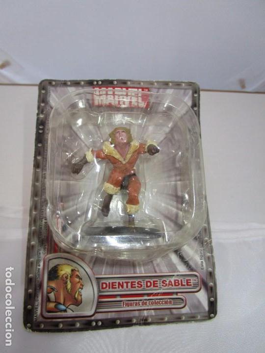 Figuras y mu&ntilde;ecos Marvel: Marvel Planeta de Agostini 2004. DIENTES DE SABLE - En su blister original - Foto 1