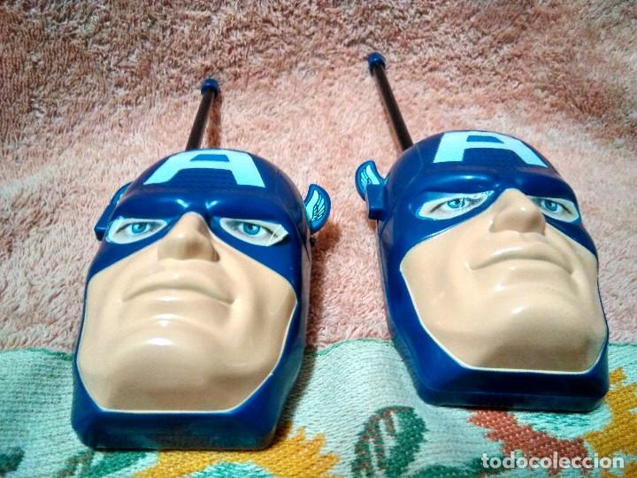 Figuras y mu&ntilde;ecos Marvel: WALKIE TALKIES DE LA MARVEL CAPITAN AMERICA - Foto 3