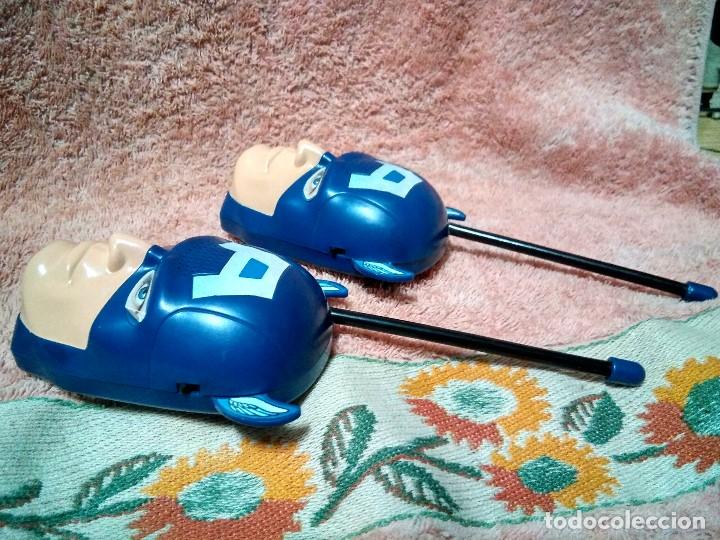 Figuras y mu&ntilde;ecos Marvel: WALKIE TALKIES DE LA MARVEL CAPITAN AMERICA - Foto 4