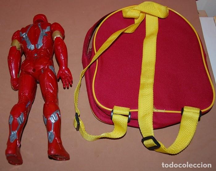 Figuras y mu&ntilde;ecos Marvel: FIGURA IRON MAN DE MARVEL 2015+MOCHILA IRON MAN - Foto 2