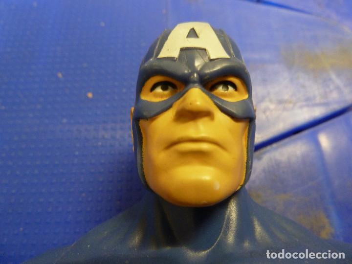Figuras y mu&ntilde;ecos Marvel: FIGURA CAPITAN AMERICA MARVEL HASBRO 2013 LIMITADA Y NUMERADA C-3252A - Foto 2