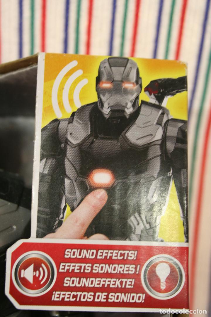 Figuras y mu&ntilde;ecos Marvel: FIGURA CAPTAIN AMERICA, MARVELS WAR MACHINE ELECTRONICA DE HASBRO - Foto 5