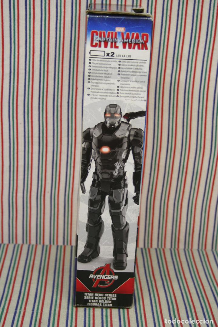 Figuras y mu&ntilde;ecos Marvel: FIGURA CAPTAIN AMERICA, MARVELS WAR MACHINE ELECTRONICA DE HASBRO - Foto 9