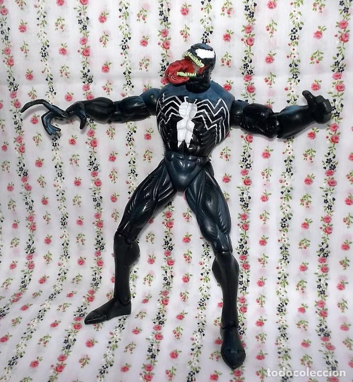 Figuras y mu&ntilde;ecos Marvel: FIGURA DE VENON ENEMIGO DE SPIDERMAN MARVEL-A&Ntilde;O 2002 - Foto 3