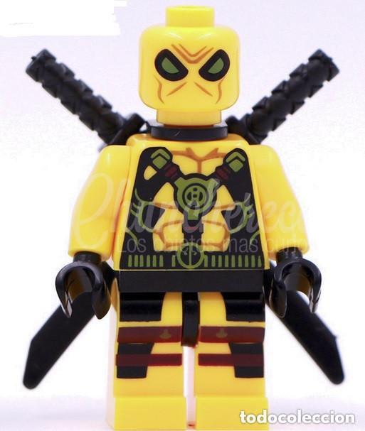 Figuras y mu&ntilde;ecos Marvel: FIGURA DE DEADPOOL, AMARILLO (NUEVO) LOTE 2 - Foto 1