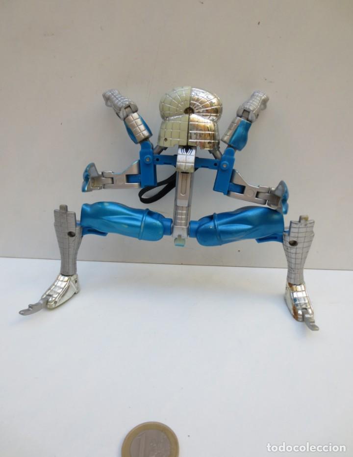 Figuras y mu&ntilde;ecos Marvel: SPIDERMAN SHAPESHIFTERS - SPIDERMAN AZUL Y PLATA - MARVEL 1999 - Foto 2