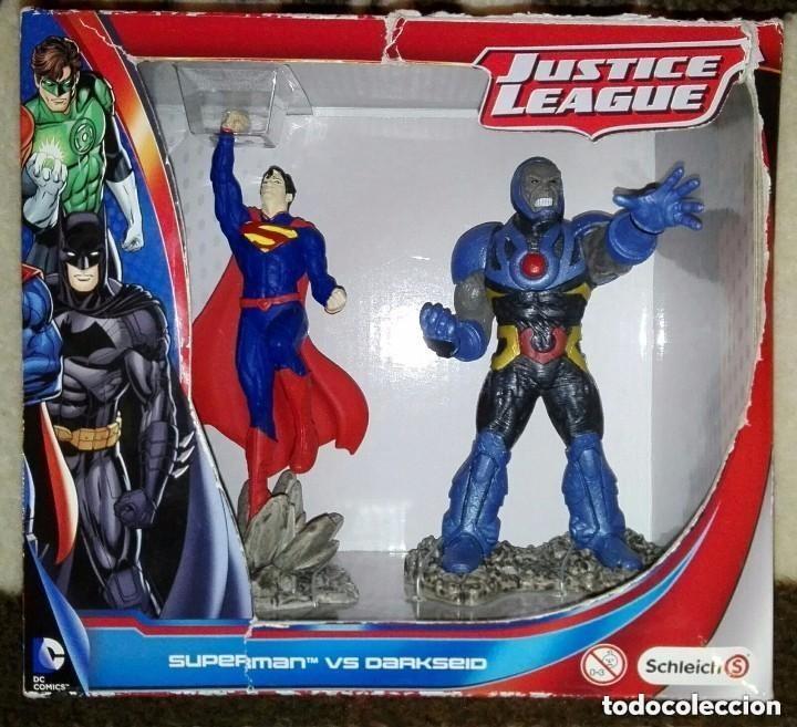 Figuras y mu&ntilde;ecos Marvel: SUPERMAN VS CARKSEID. PACK JUSTICE LEAGUE.SIN ABRIR. - Foto 1