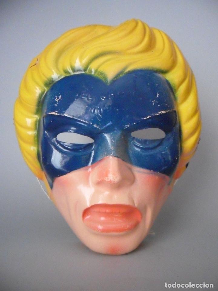 Figuras y mu&ntilde;ecos Marvel: VINTAGE MARVEL 1979 CAPTAIN MARVEL CARETA DE PLASTICO MIRETE SPAIN - Foto 1