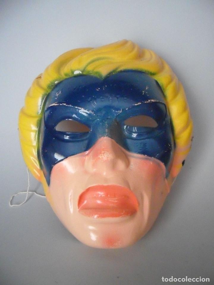 Figuras y mu&ntilde;ecos Marvel: VINTAGE MARVEL 1979 CAPTAIN MARVEL CARETA DE PLASTICO MIRETE SPAIN - Foto 2