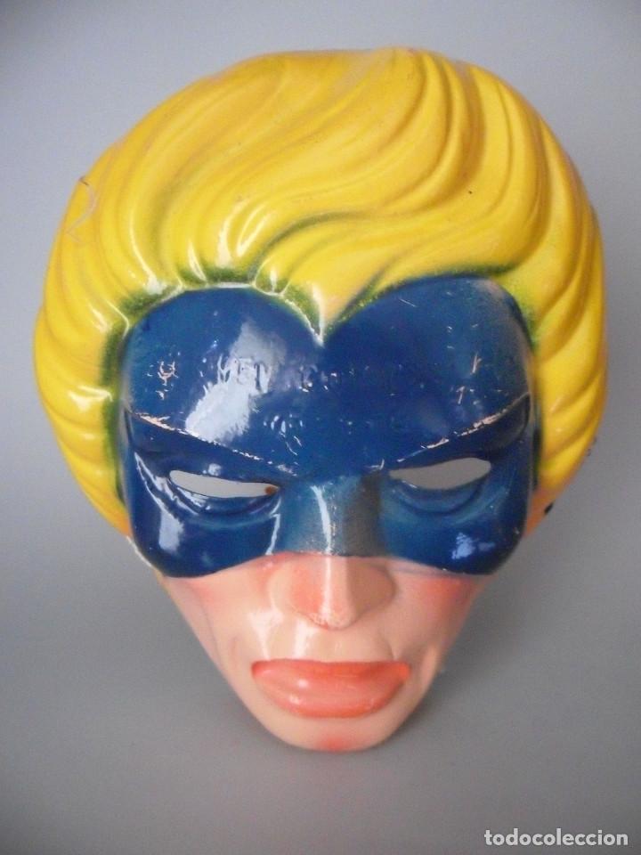 Figuras y mu&ntilde;ecos Marvel: VINTAGE MARVEL 1979 CAPTAIN MARVEL CARETA DE PLASTICO MIRETE SPAIN - Foto 3