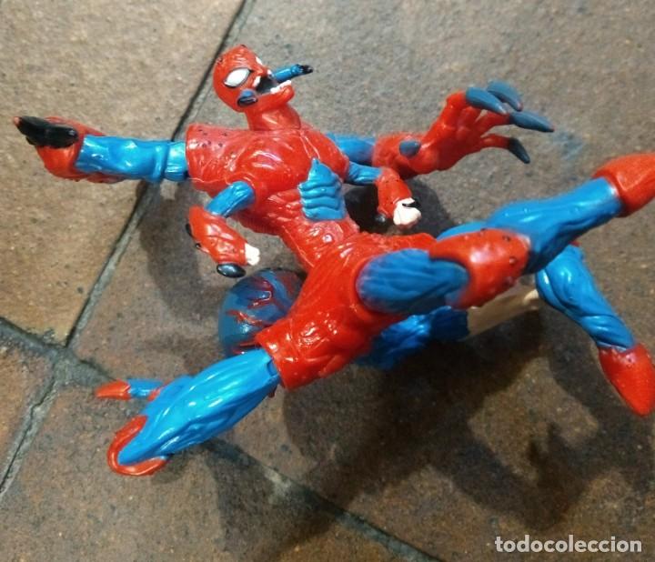 rara figura spider-man transformándose, gira y - Compra venta en  todocoleccion