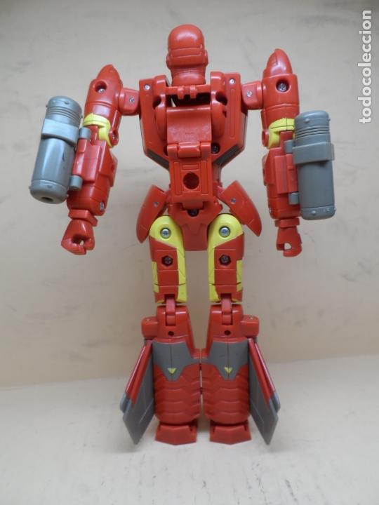 Figuras y mu&ntilde;ecos Marvel: FIGURA MARVEL TRANSFORMERS CROSSOVERS IRON MAN FIGHTER JET 2008 HASBRO - Foto 2