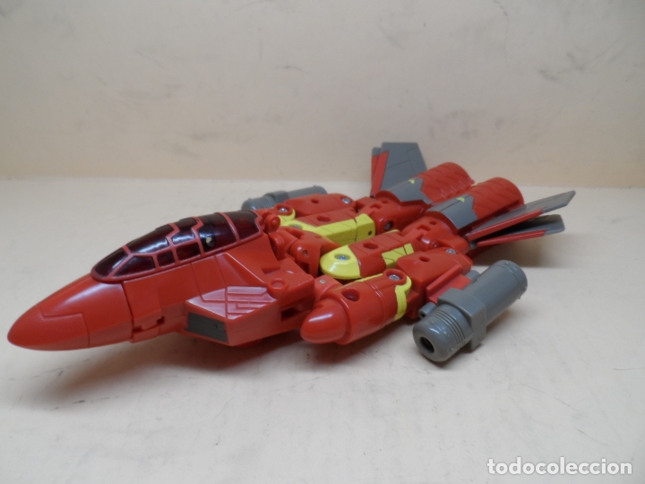 Figuras y mu&ntilde;ecos Marvel: FIGURA MARVEL TRANSFORMERS CROSSOVERS IRON MAN FIGHTER JET 2008 HASBRO - Foto 3