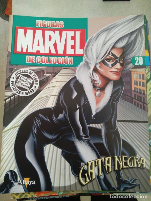 Figuras y mu&ntilde;ecos Marvel: Marvel Figurine Gata Negra + Revista - Foto 2