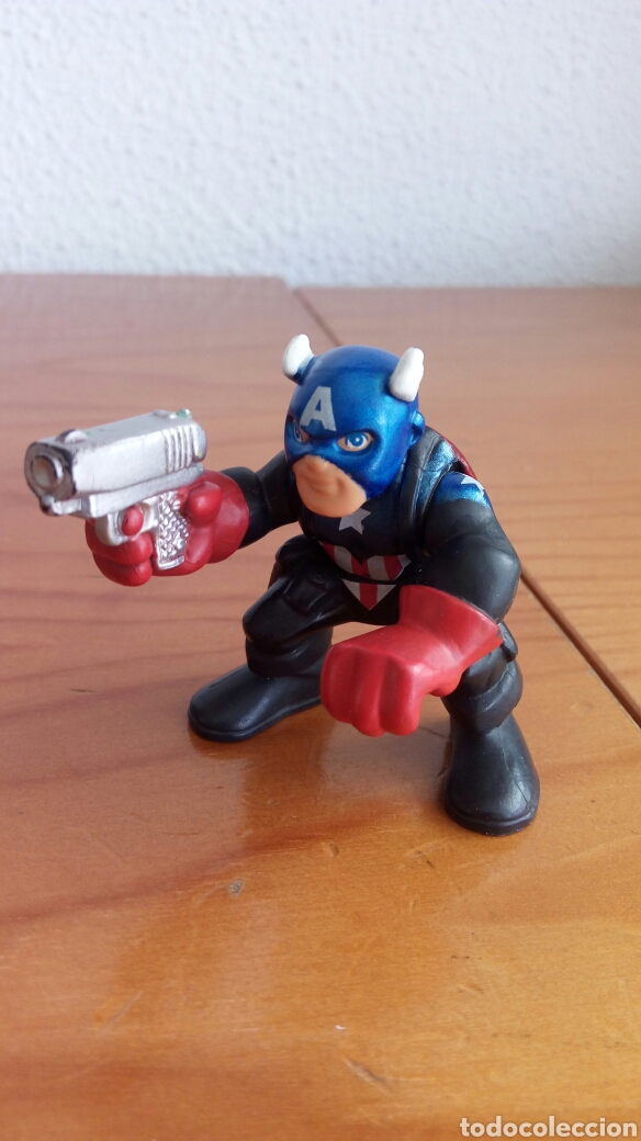 Figuras y mu&ntilde;ecos Marvel: Figura Marvel Capitan America. Superhero Squad. - Foto 1
