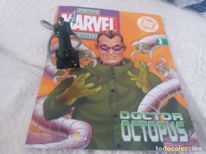 Figuras y Muñecos Marvel: MARVEL SUPER HEROES FIGURA PLOMO DOCTOR OCTOPUS CON FASCÍCULO N 3 ALTAYA - Foto 1 - 168301092
