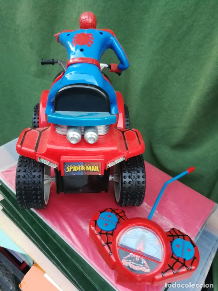 Figuras y mu&ntilde;ecos Marvel: Moto Quad Spiderman Radiocontrol - Foto 4