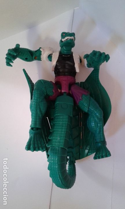 Figuras y mu&ntilde;ecos Marvel: Marvel, Lagarto Lizard, Spiderman, 1998, transformable en cocodrilo - Foto 3