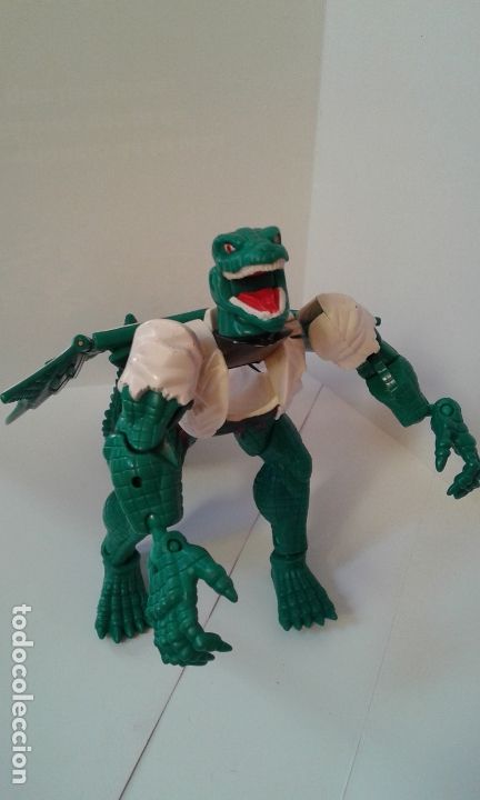 Figuras y mu&ntilde;ecos Marvel: Marvel, Lagarto Lizard, Spiderman, 1998, transformable en cocodrilo - Foto 1