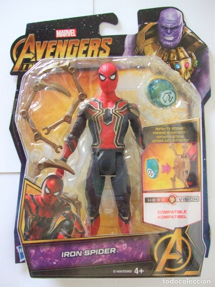 figura iron spider 15 cm marvel avengers infini - venta en