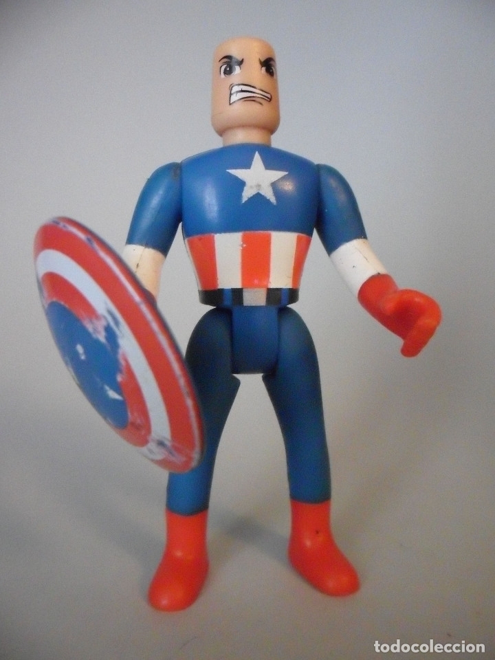 Figuras y mu&ntilde;ecos Marvel: MARVEL WORLD CAPITAN AMERICA FAMOSA 2006 - Foto 1