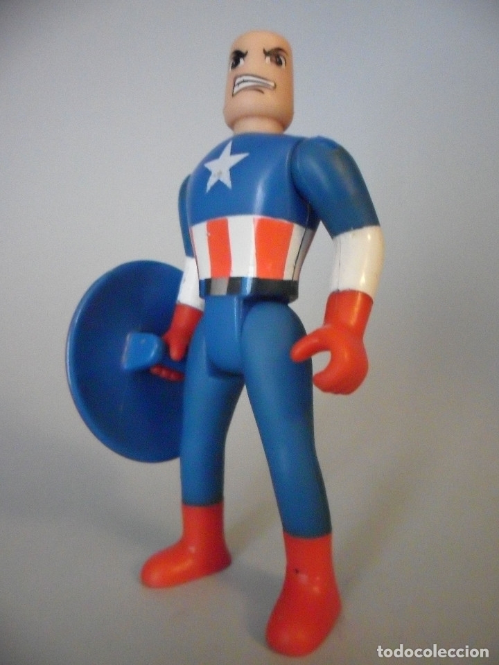 Figuras y mu&ntilde;ecos Marvel: MARVEL WORLD CAPITAN AMERICA FAMOSA 2006 - Foto 2