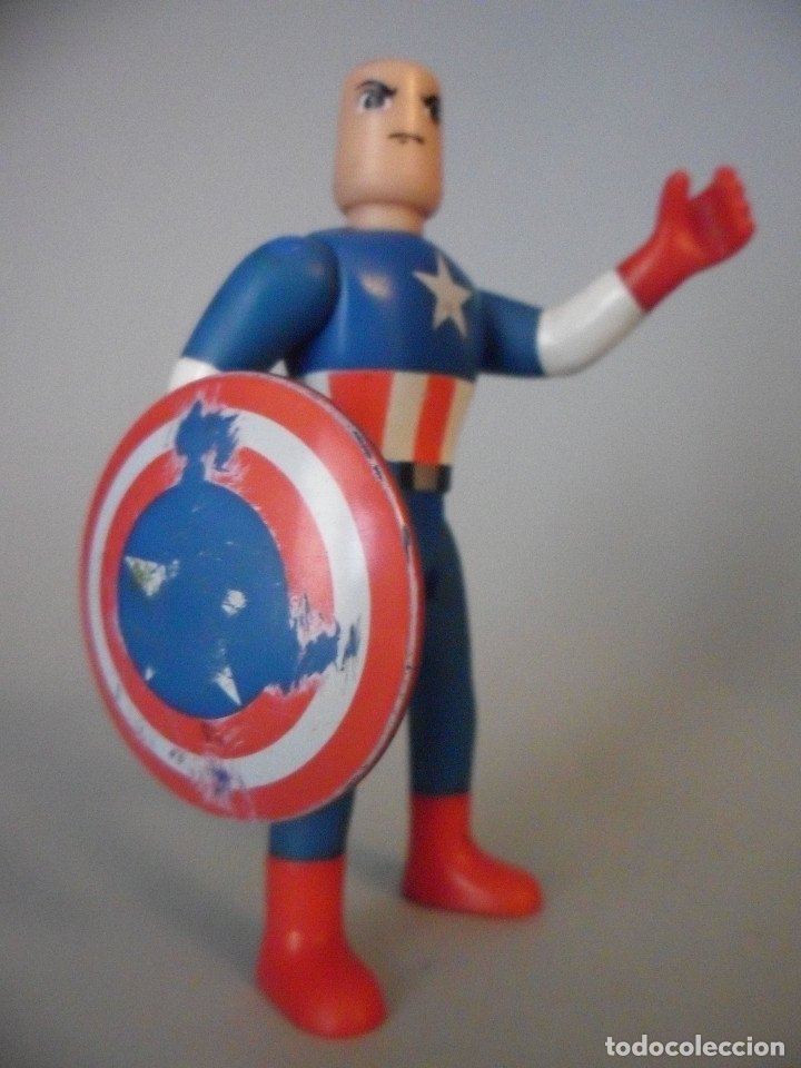 Figuras y mu&ntilde;ecos Marvel: MARVEL WORLD CAPITAN AMERICA FAMOSA 2006 - Foto 3