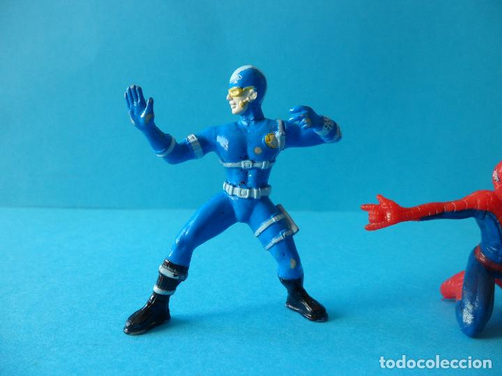 Figuras y mu&ntilde;ecos Marvel: Lote de figuras de Superheroes - Spiderman - La Masa - El incre&iacute;ble Hulk- Marvel - Foto 2