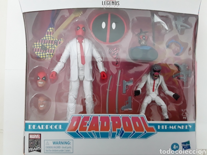 Figura Deadpool Y Hit Monkey Marvel Legends