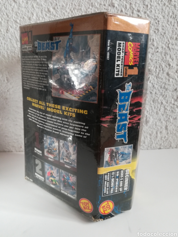 Figuras y mu&ntilde;ecos Marvel: The Beast Marvel Comics Snap Together Model Kits Level 1 - Precintada - Superh&eacute;roes - Foto 9