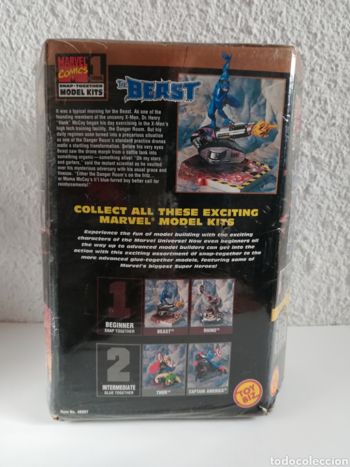 Figuras y mu&ntilde;ecos Marvel: The Beast Marvel Comics Snap Together Model Kits Level 1 - Precintada - Superh&eacute;roes - Foto 13