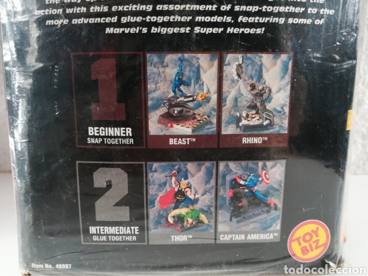 Figuras y mu&ntilde;ecos Marvel: The Beast Marvel Comics Snap Together Model Kits Level 1 - Precintada - Superh&eacute;roes - Foto 17