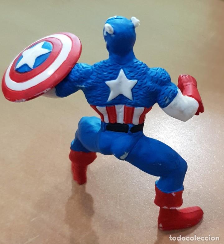 Figuras y mu&ntilde;ecos Marvel: Figura marvel del Capit&aacute;n Am&eacute;rica. De pl&aacute;stico o PVC - Foto 2