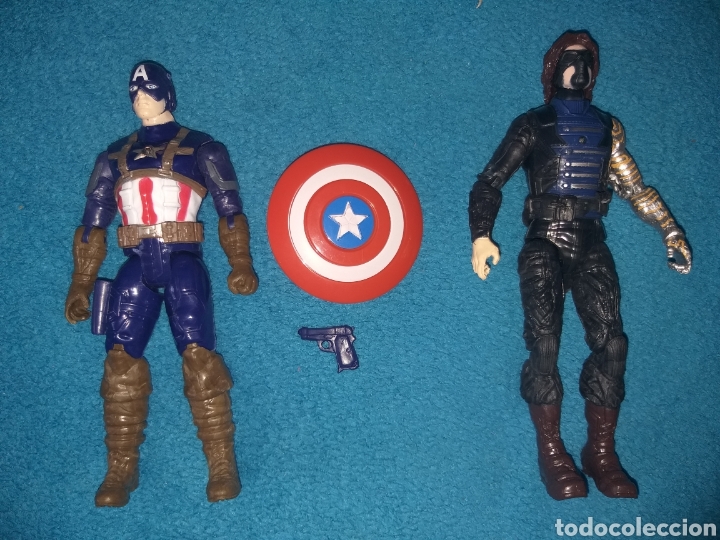 juguetes de capitan america y el soldado del invierno