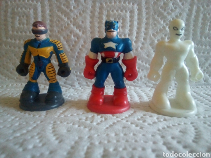 Figuras y mu&ntilde;ecos Marvel: LOTE TRES FIGURAS MARVEL 2008 - Foto 1
