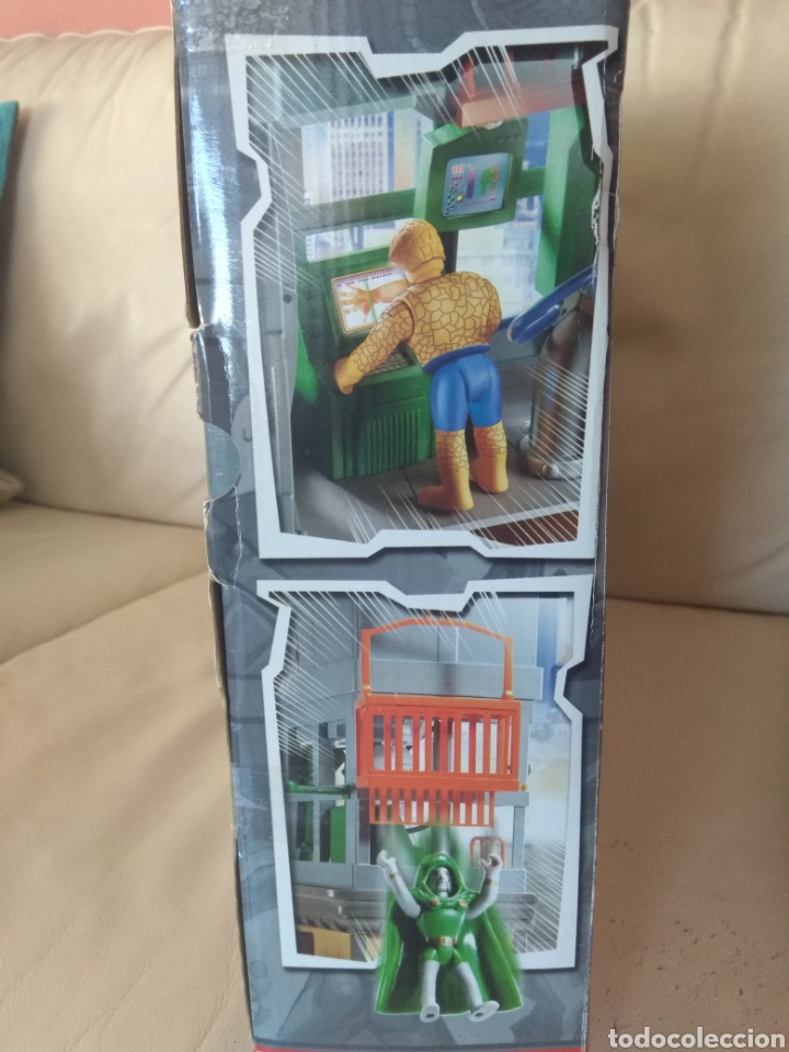 Figuras y mu&ntilde;ecos Marvel: MARVEL WORLD NUEVO FAMOSA PLAYSET EDIFICIO BAXTER SPIDERMAN LA COSA DR DOOM MUERTE - Foto 8