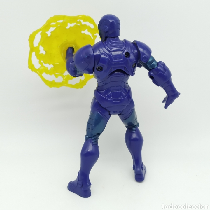 Figuras y mu&ntilde;ecos Marvel: Iron Man versi&oacute;n Marvel Mighty Battlers Stealth Tech Armor de HASBRO a&ntilde;o 2012 - Foto 2
